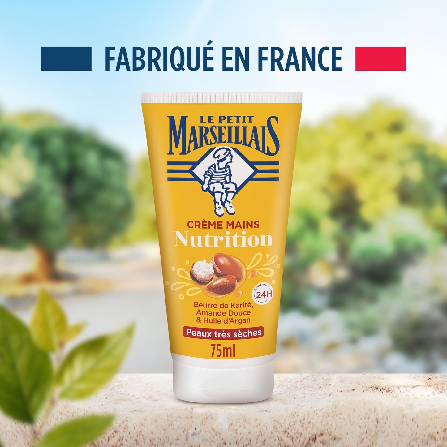 Crème Main Nutrition Karité Amande Douce Huile d'Argan LE PETIT MARSEILLAIS