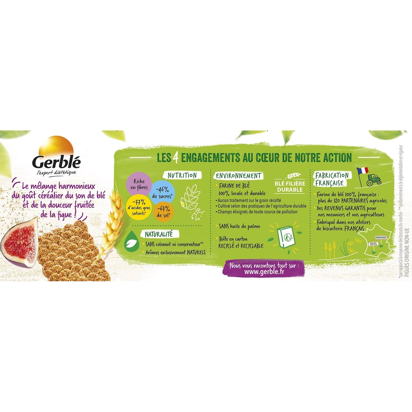 GERBLE Fig and Bran Biscuit