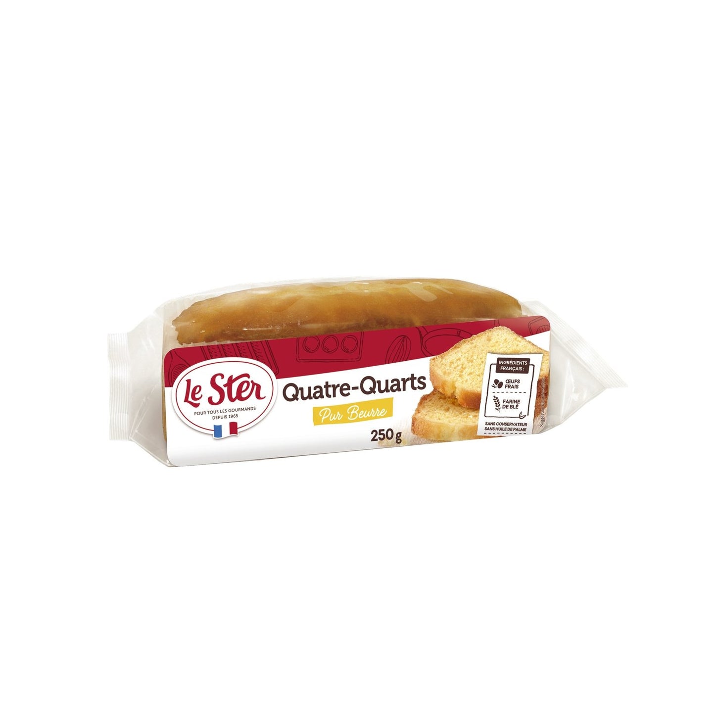 Quarte-Quarts Pur Beurre LE STER le paquet de 250g