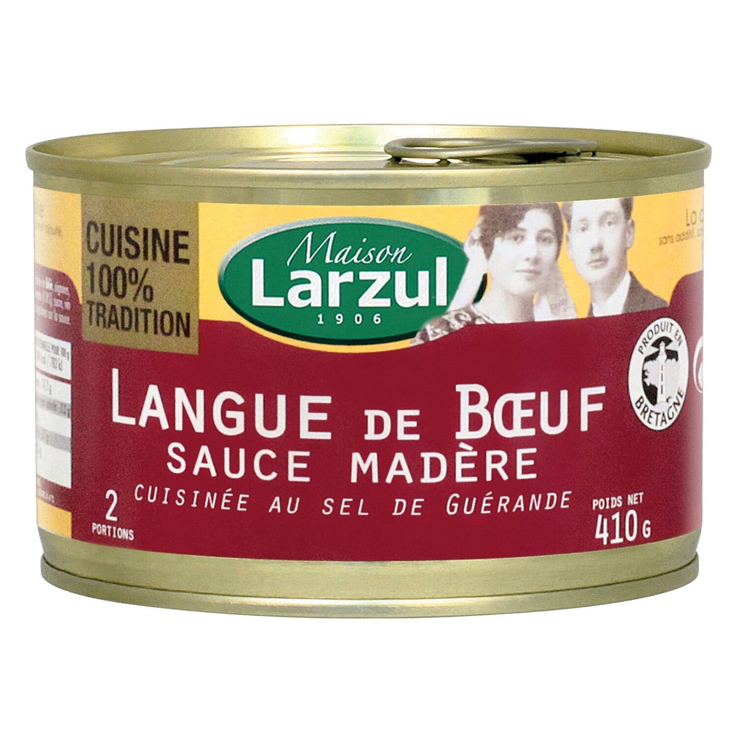 Langue de Bœuf Sauce Madère LARZUL la boite de 410 g