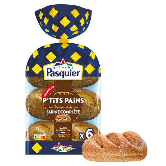 P'tits Pains à la Farine Complète PASQUIER