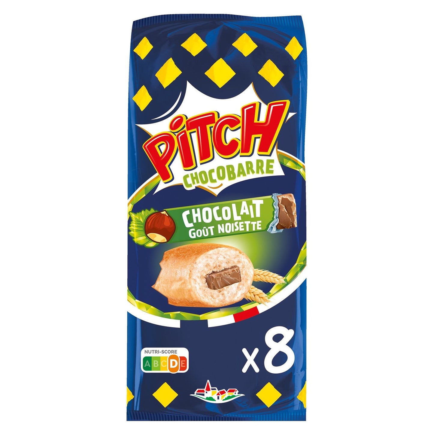 Brioches Barre Chocolat Noisette PITCH le sachet de 300g
