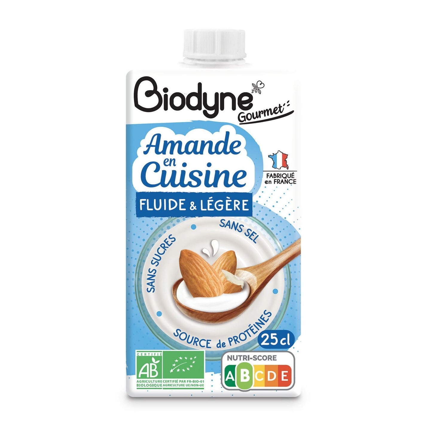 Amande en Cuisine BIODYNE la brique de 25cl