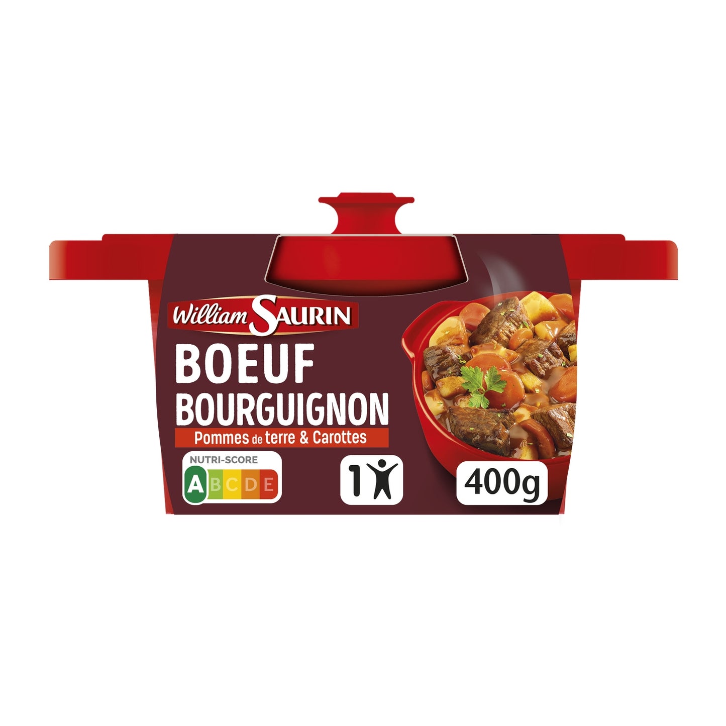 WILLIAM SAURIN Beef Bourguignon Cooked Dish