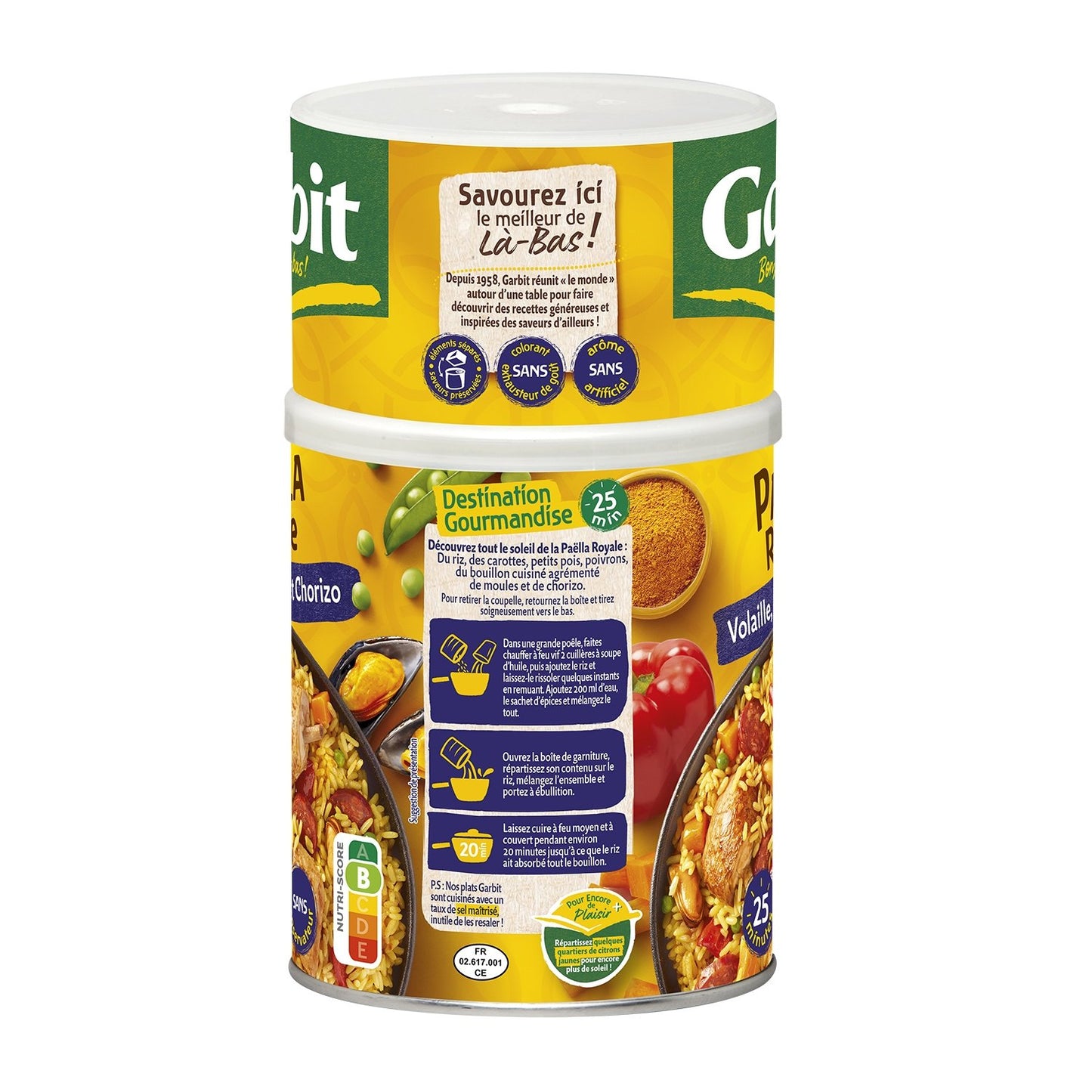 GARBIT Family Dish Paella with Poultry and Seafood