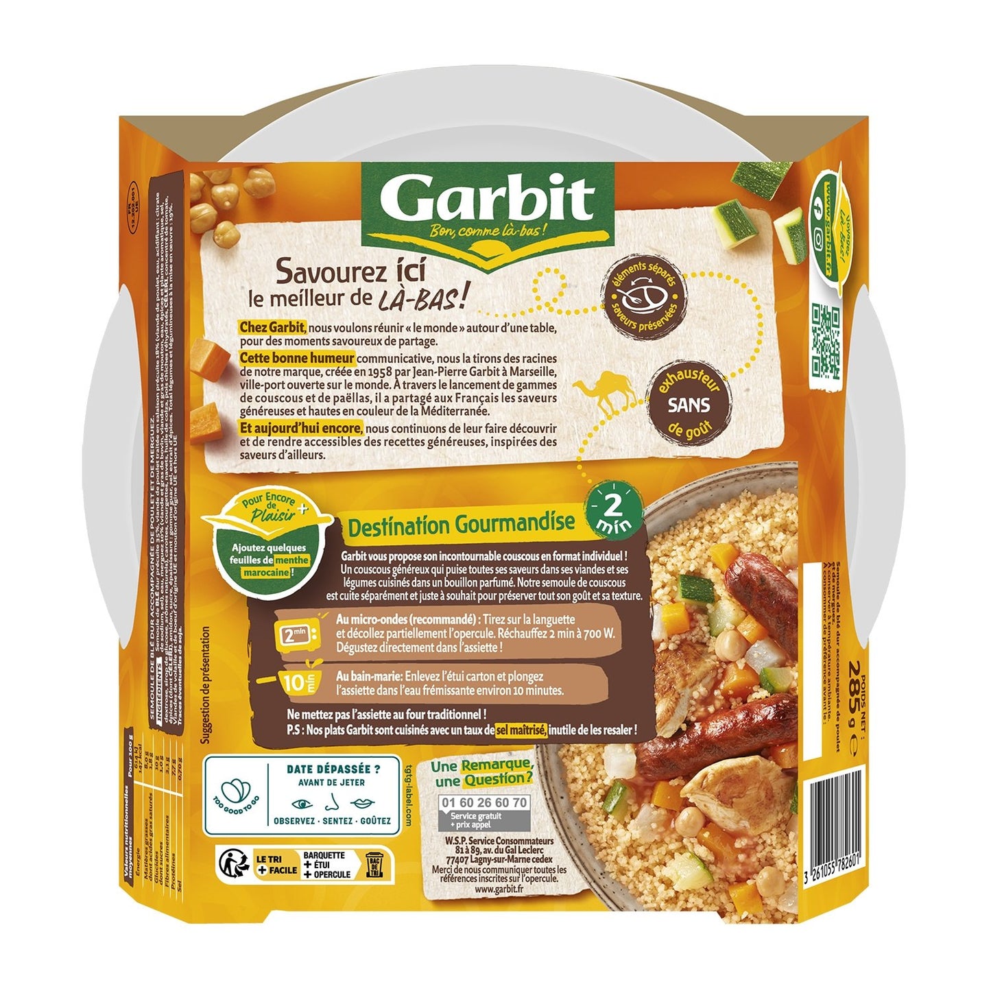 Individual Moroccan Couscous Dish GARBIT