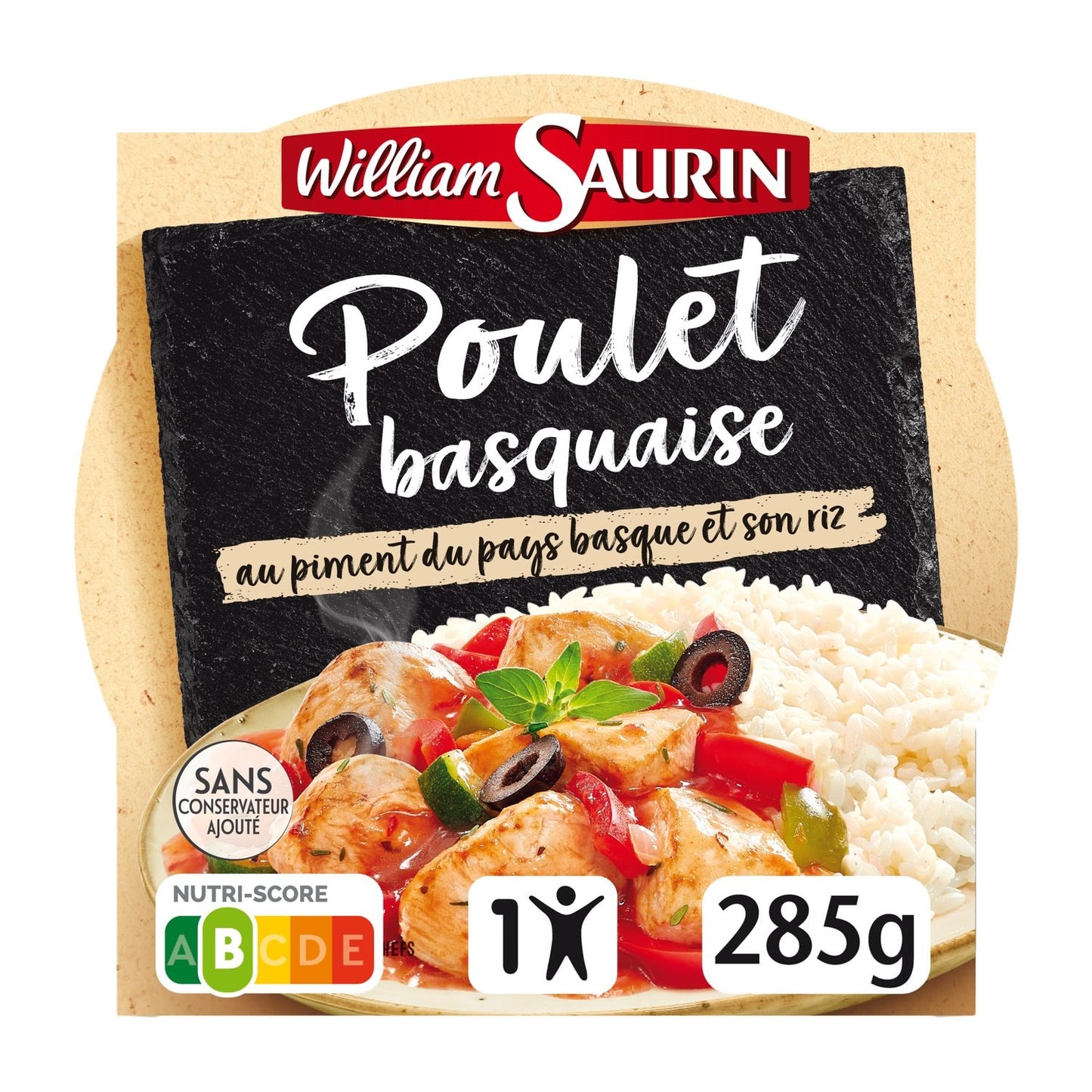 Individual Dish Chicken Basquaise WILLIAM SAURIN