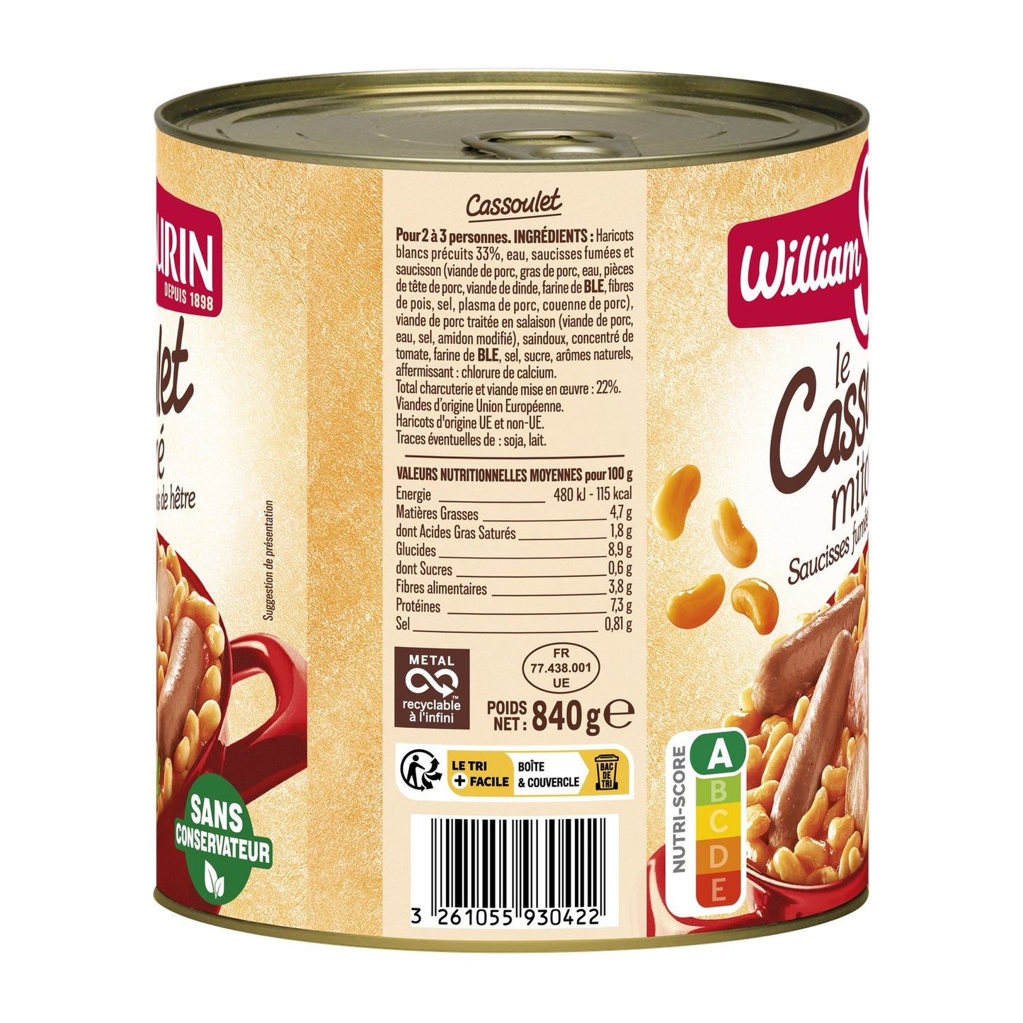 WILLIAM SAURIN Cassoulet Familiengericht