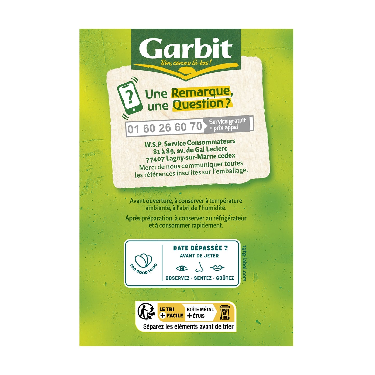 GARBIT 5 Vegetable Tabbouleh Cooked Dish