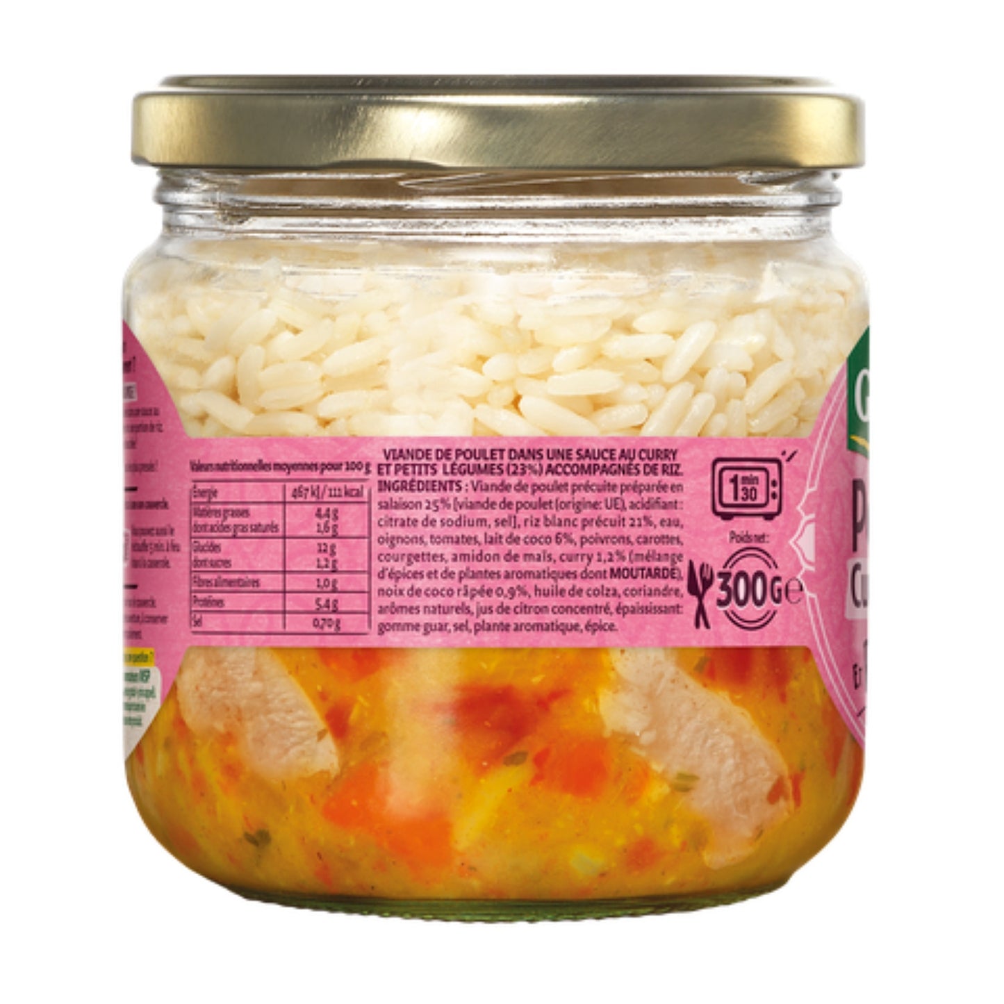 GARBIT Individual Coconut Chicken Curry Dish
