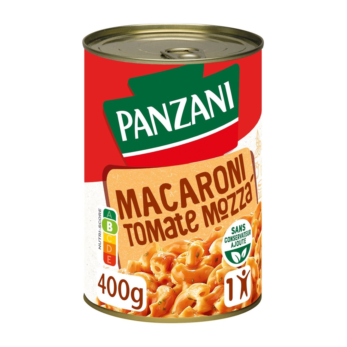 Macaroni Tomate Mozza PANZANI la boite de 400g