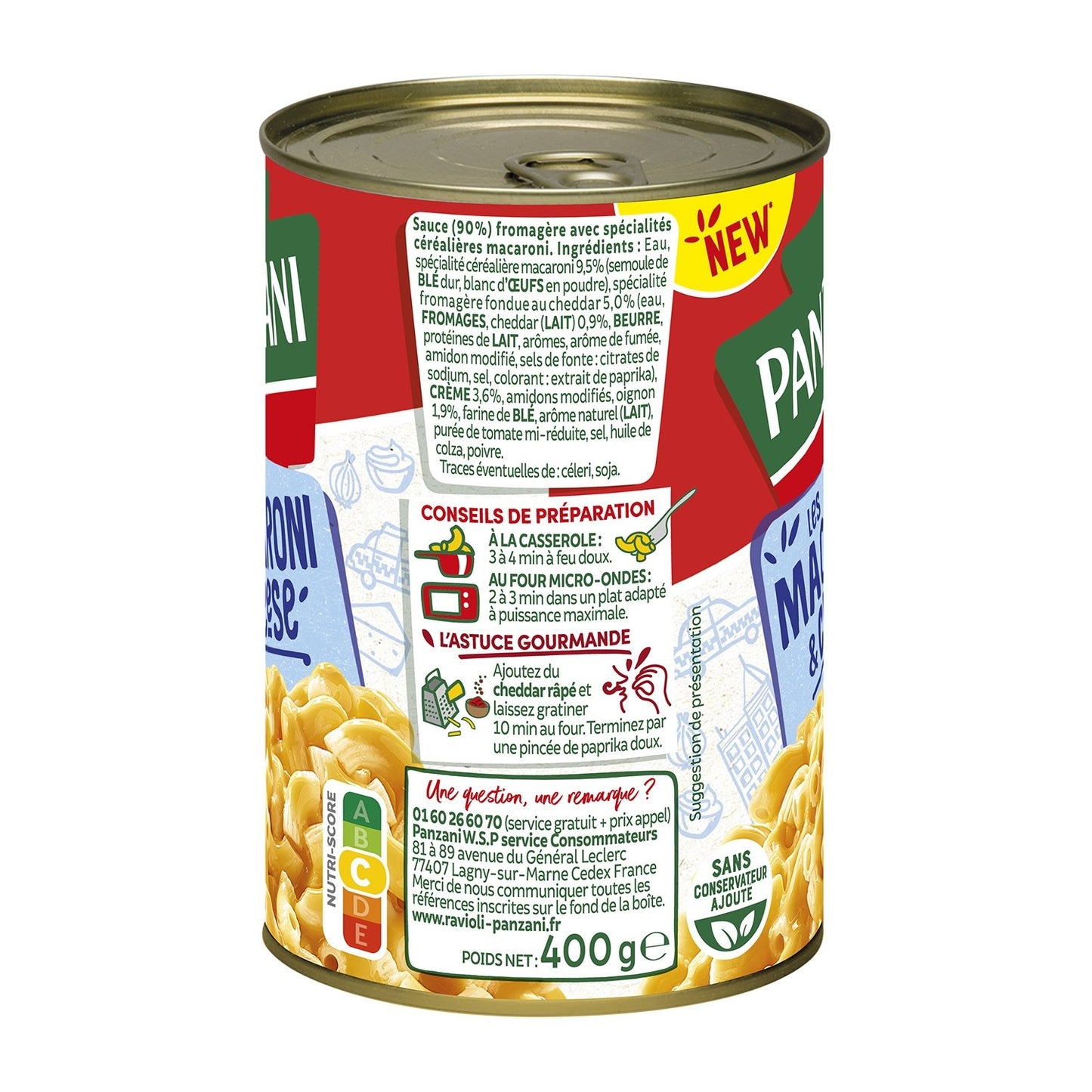 Makkaroni und Käse PANZANI