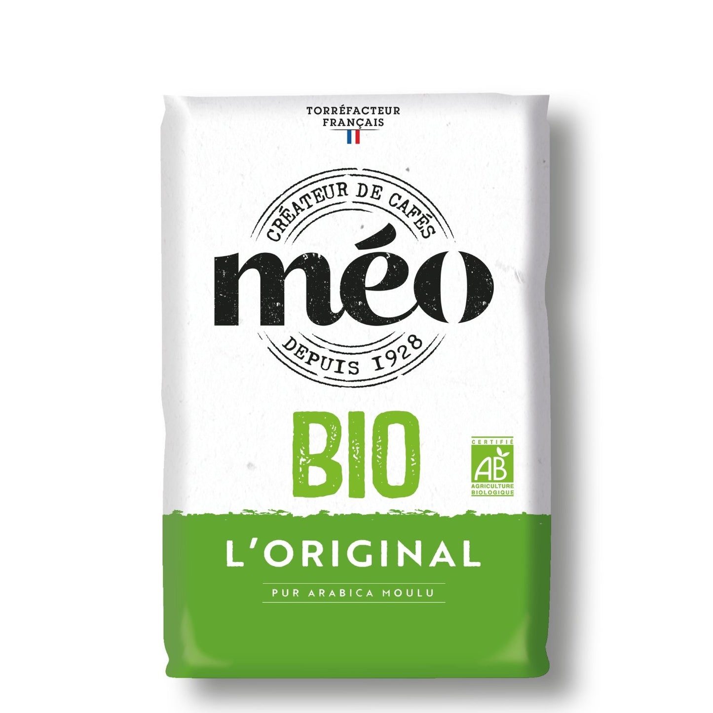 Café Moulu 100% Arabica Bio MEO le paquet de 500g