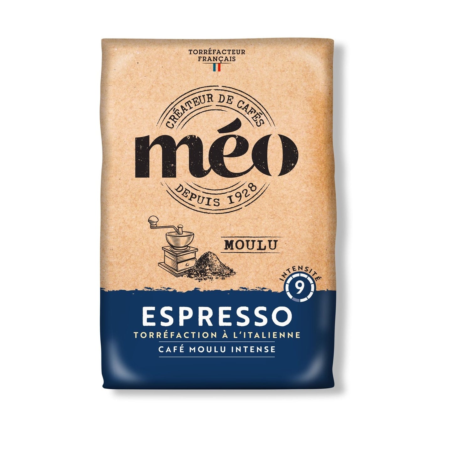 Café Moulu Expresso Intensité 9 MEO le paquet de 500g