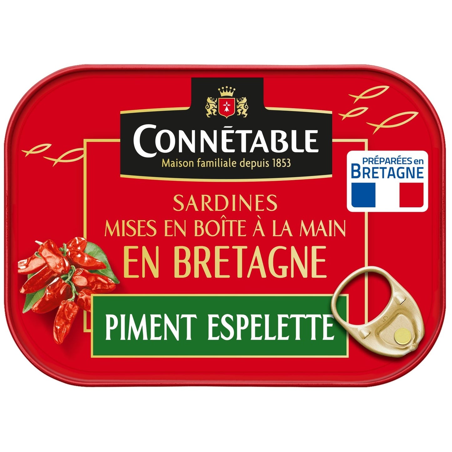 Sardines with Sweet Espelette Pepper CONNETABLE