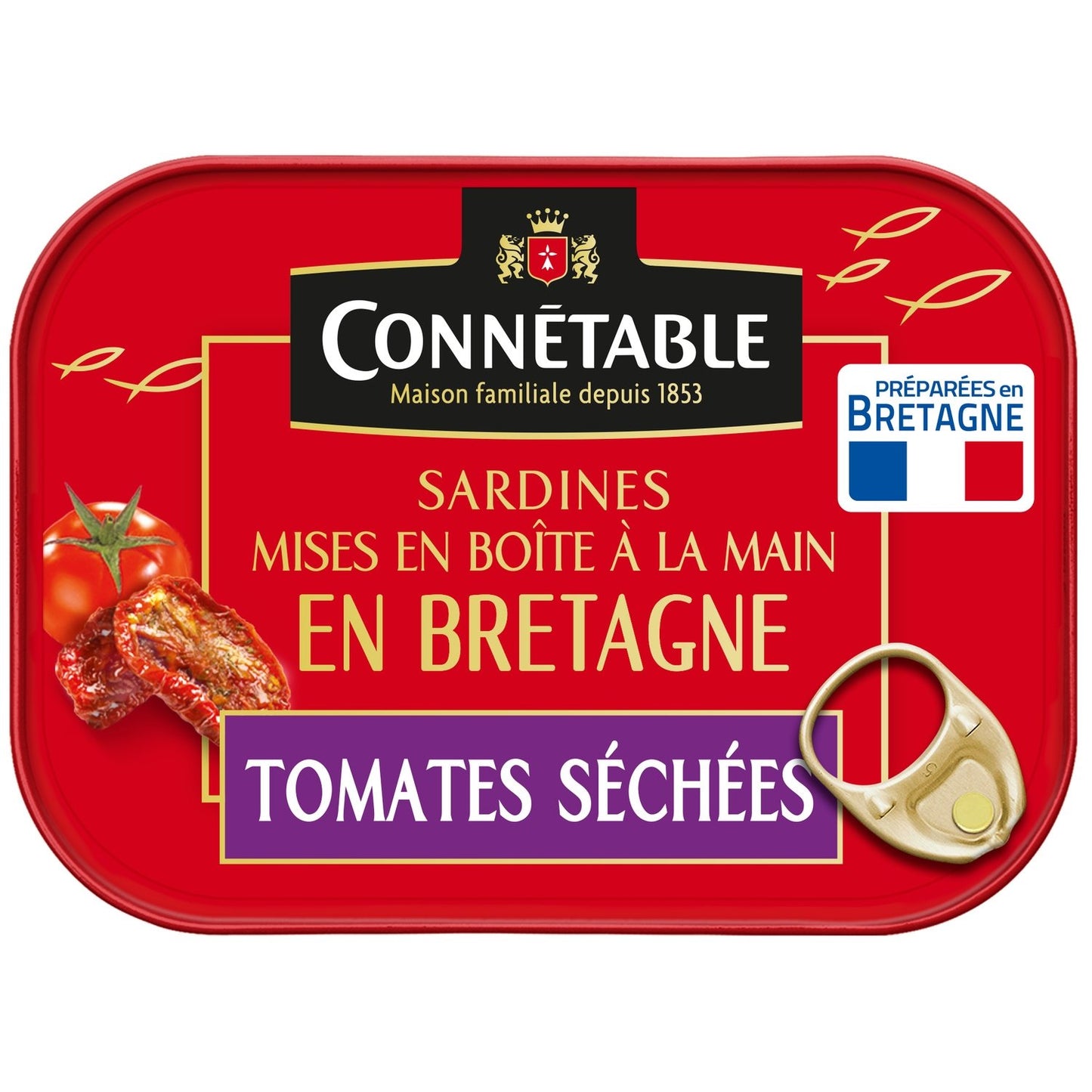 Sardines in Olive Oil and Sun-Dried Tomatoes CONNETABLE