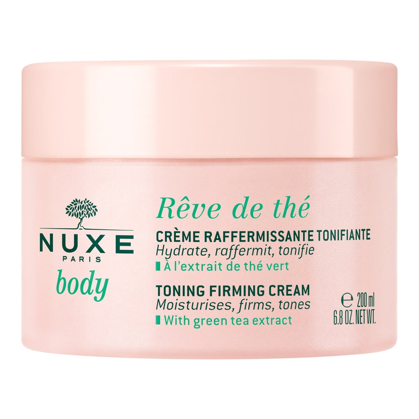 Crème Visage Raffermissante et Tonifiante Extrait de Thé Vert NUXE le pot de 200mL