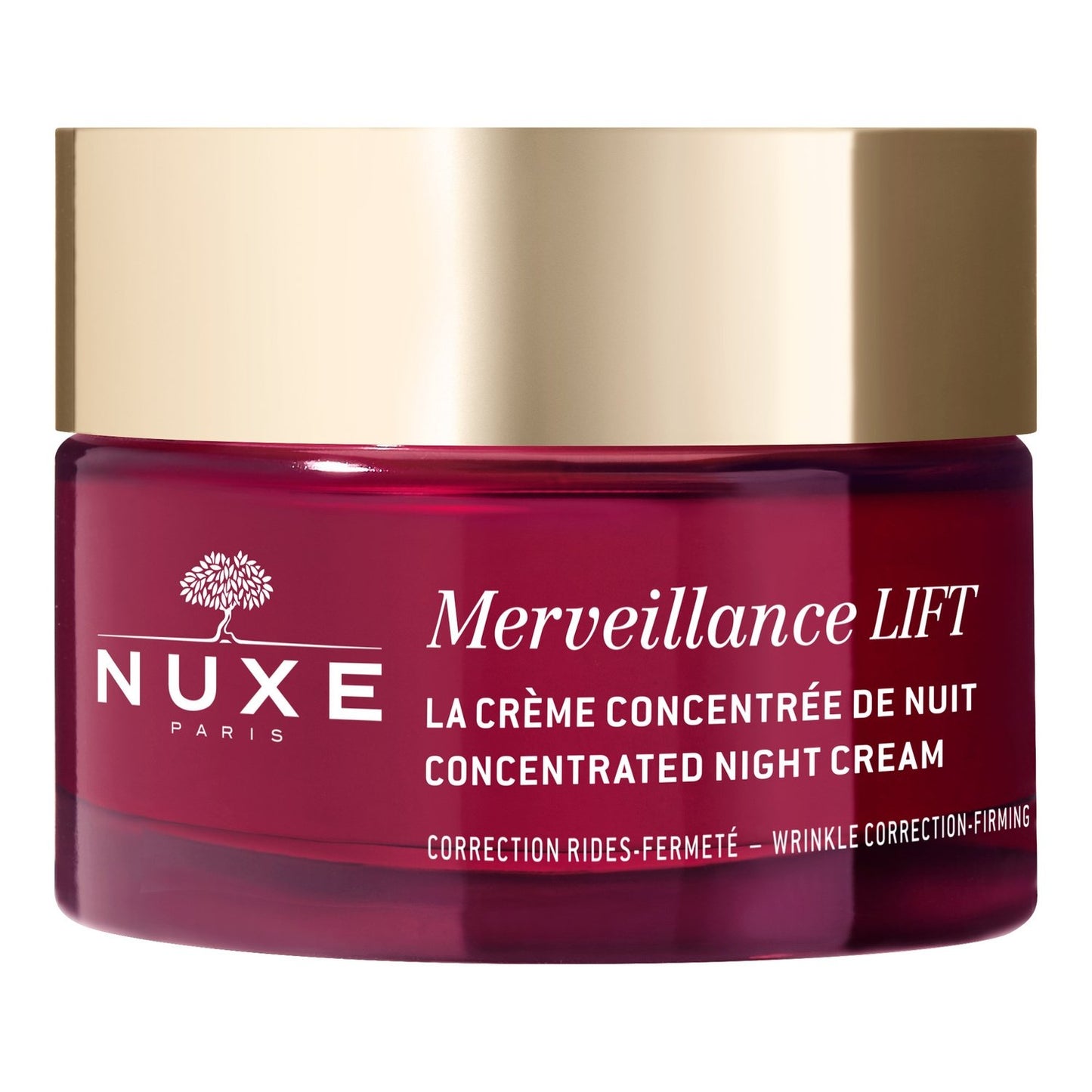 Crème de Nuit Visage Femme Anti-Âge Merveillance Lift NUXE le pot de 50mL