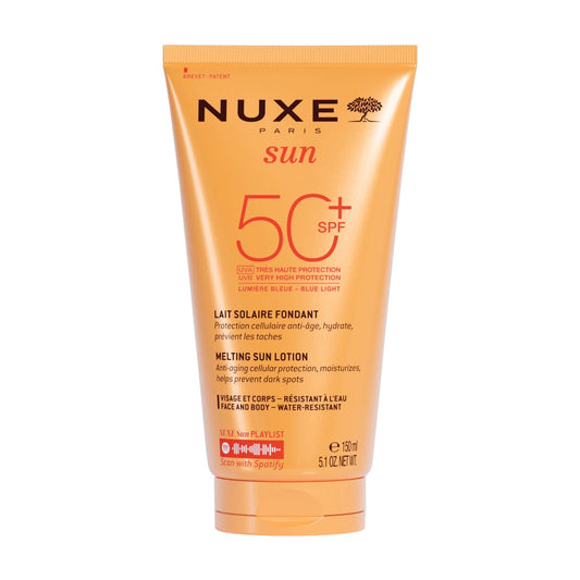 Lait Solaire Visage et Corps Haute Protection Spf 50 NUXE
