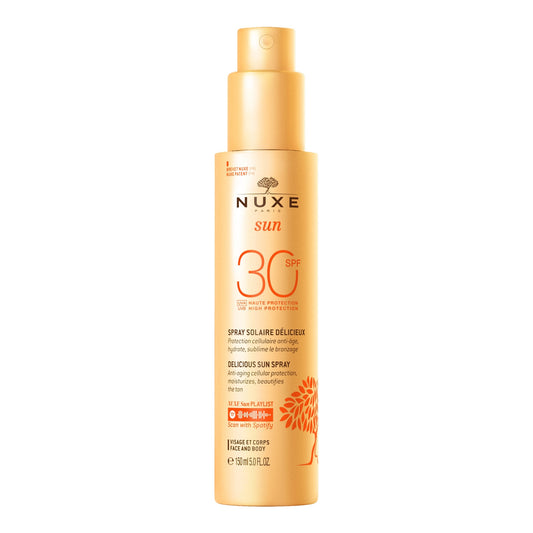 Sonnenschutz für Gesicht und Körper, Zellschutz, Anti-Aging, LSF 30, Sonne NUXE