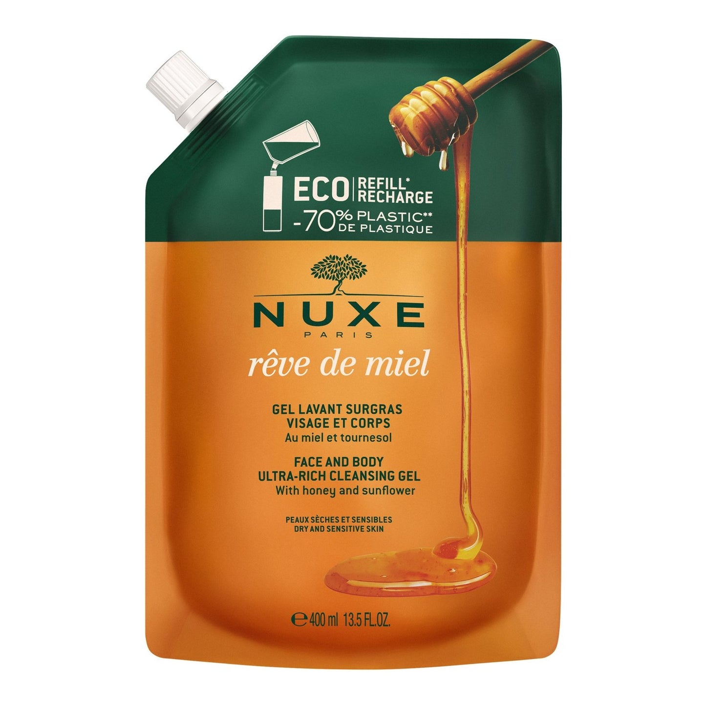 NUXE Honey Dream Eco-Refill Surgras Reinigungsgel