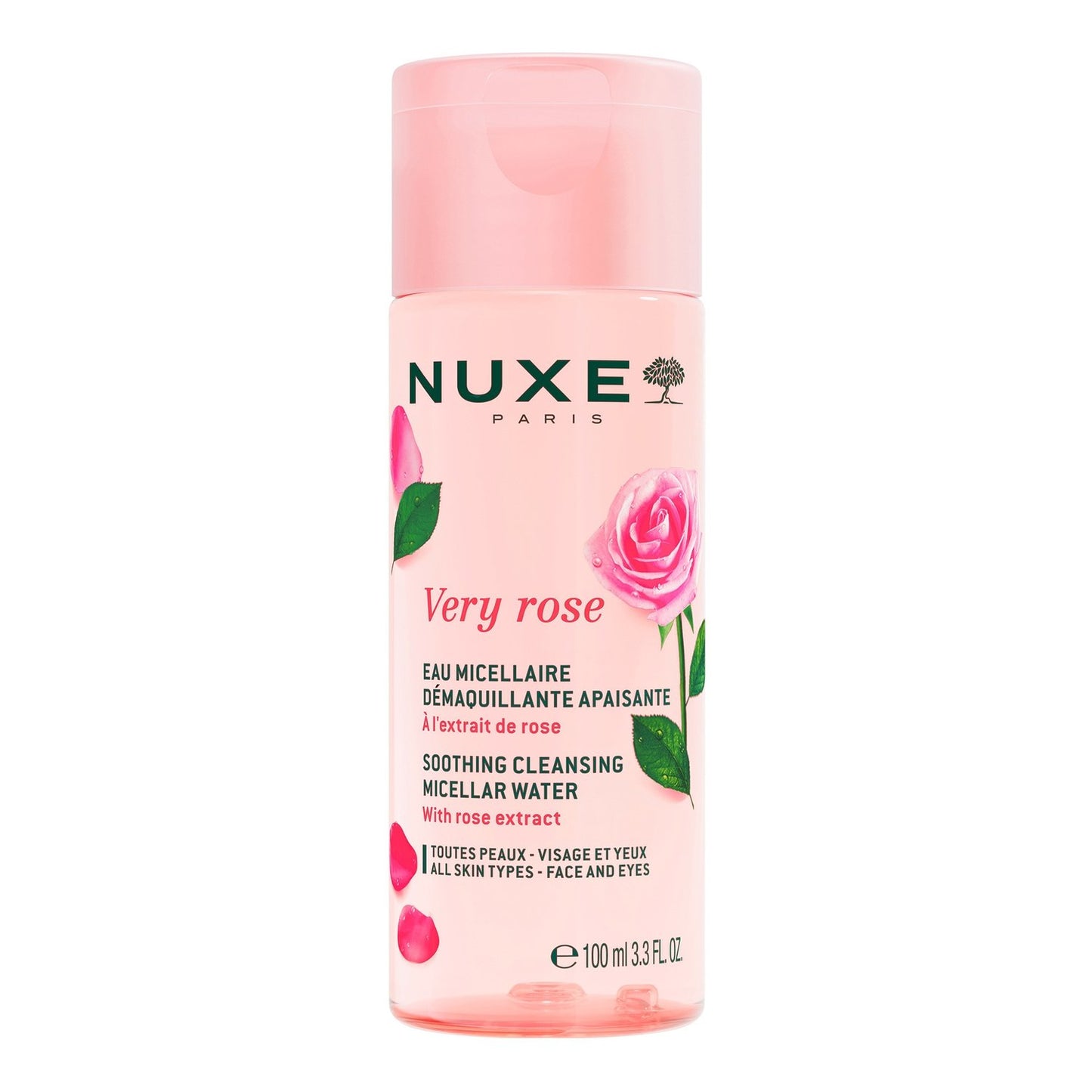 NUXE Very Rose beruhigendes Mizellenwasser für Gesicht und Augen