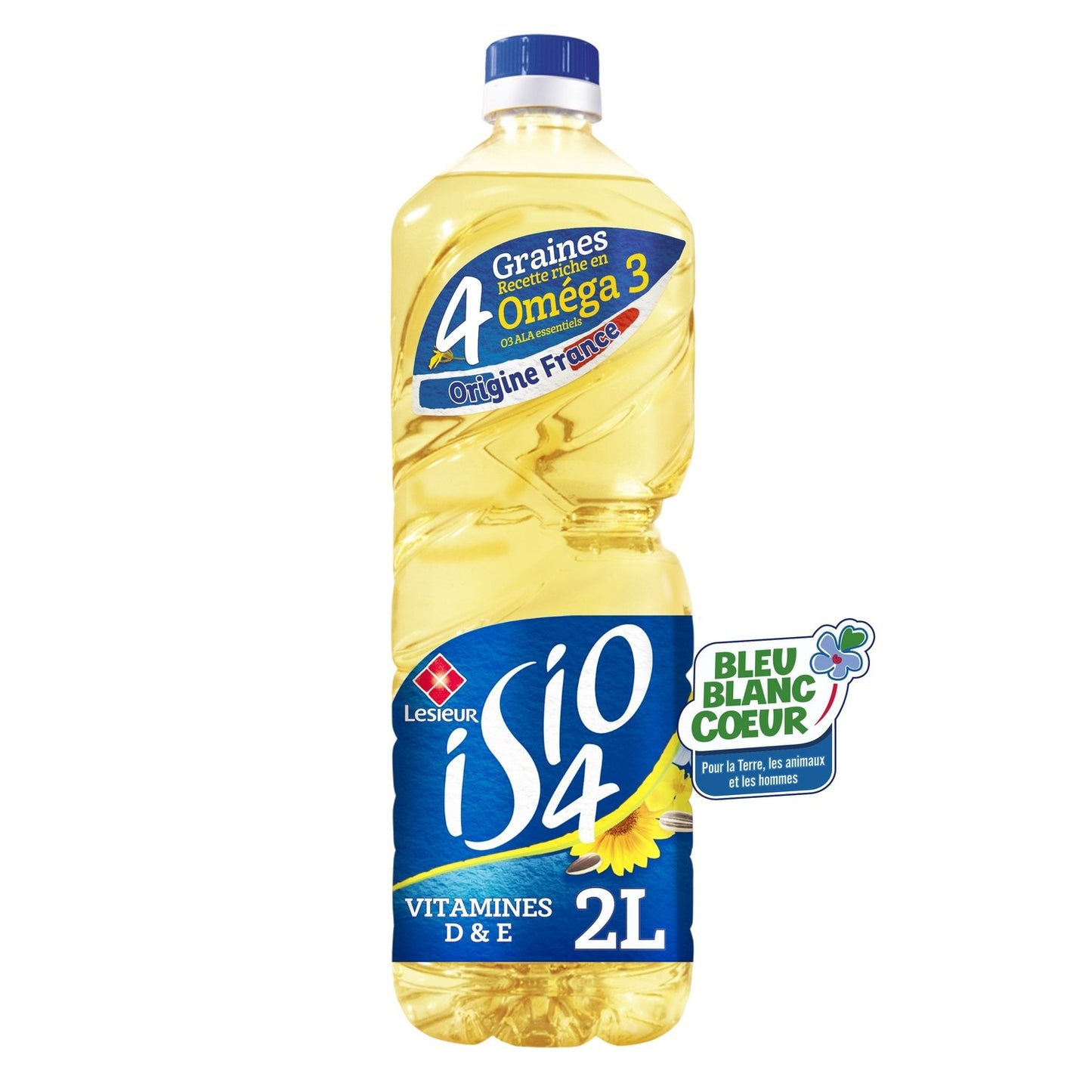 Huile Combinée 4 Huiles de Graines Isio 4 la bouteille de 2L