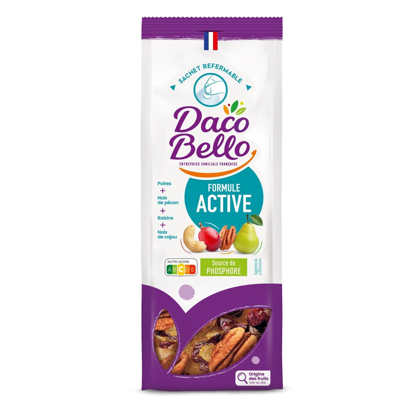 Fruits Secs Formule Active DACO BELLO le sachet de 200g