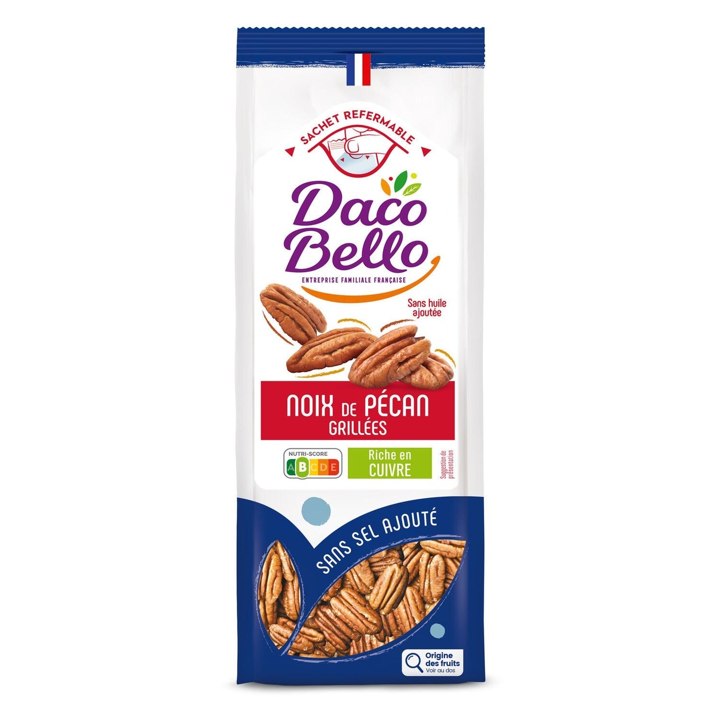 Noix de Pécan Grillées Non Salées DACO BELLO
