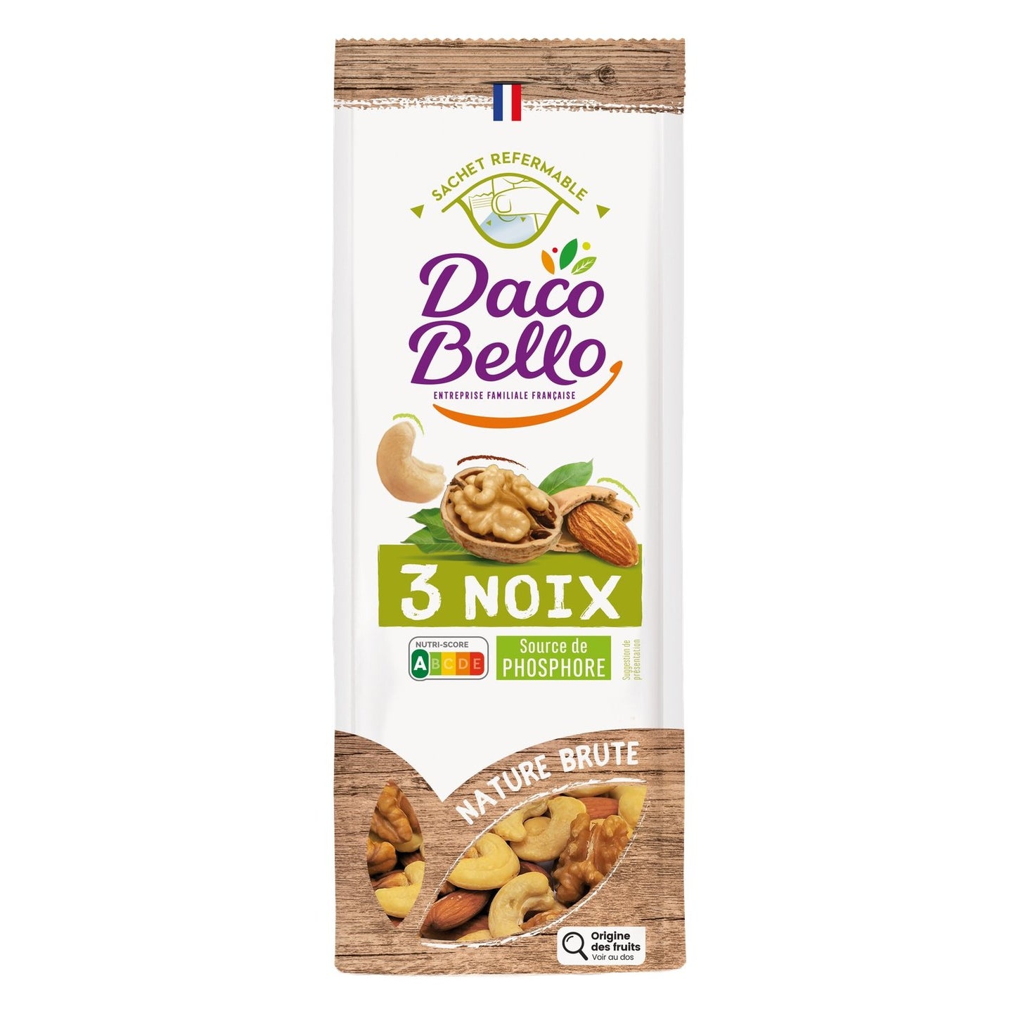 Mélange de 3 Noix DACO BELLO le sachet de 150g