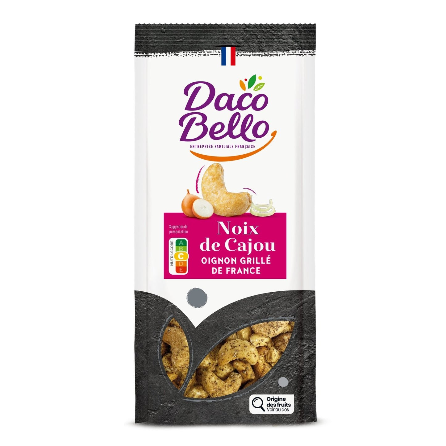Noix de Cajou Oignons Grillés DACO BELLO le sachet de 110g