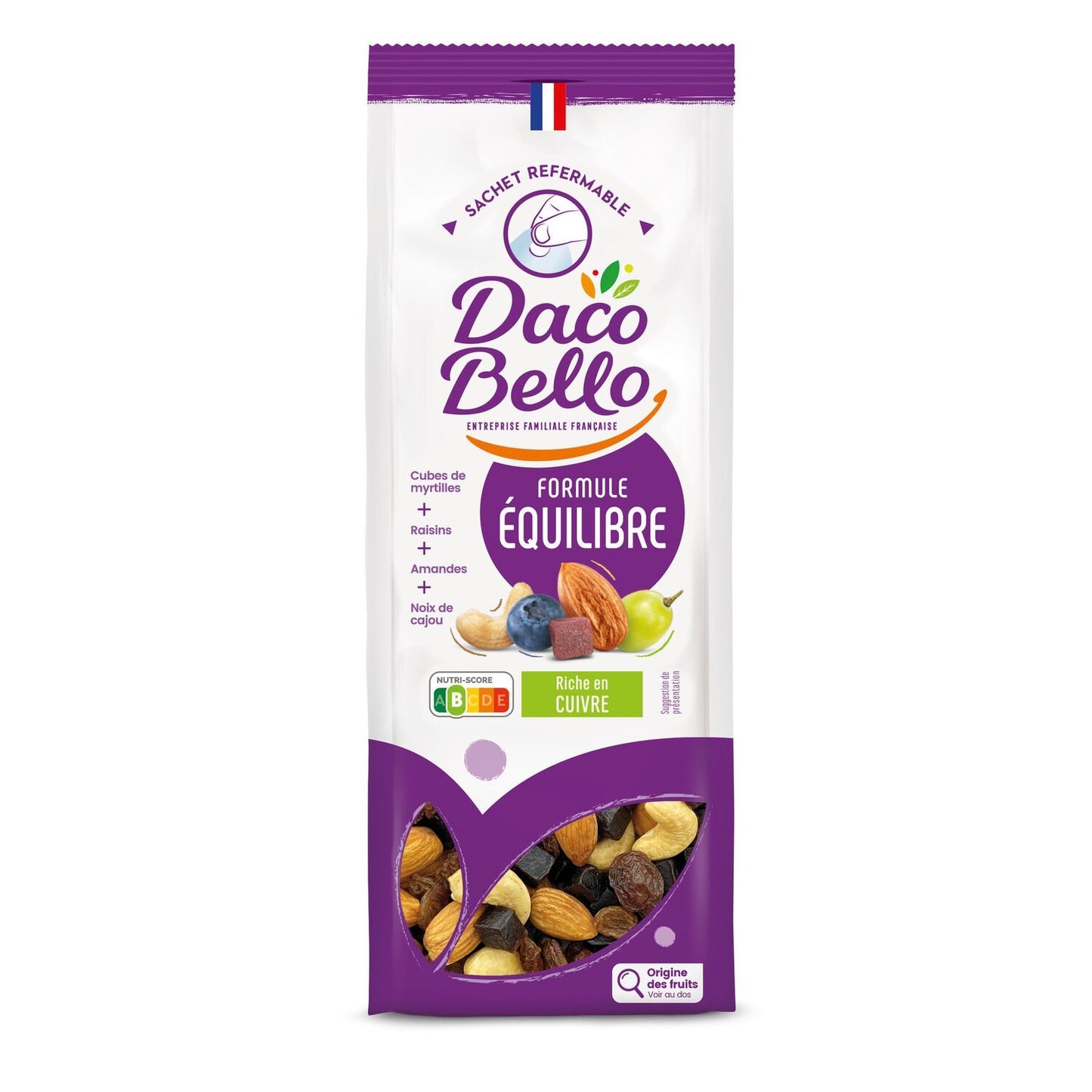 Fruits Secs Formule Équilibre DACO BELLO le sachet de 200g
