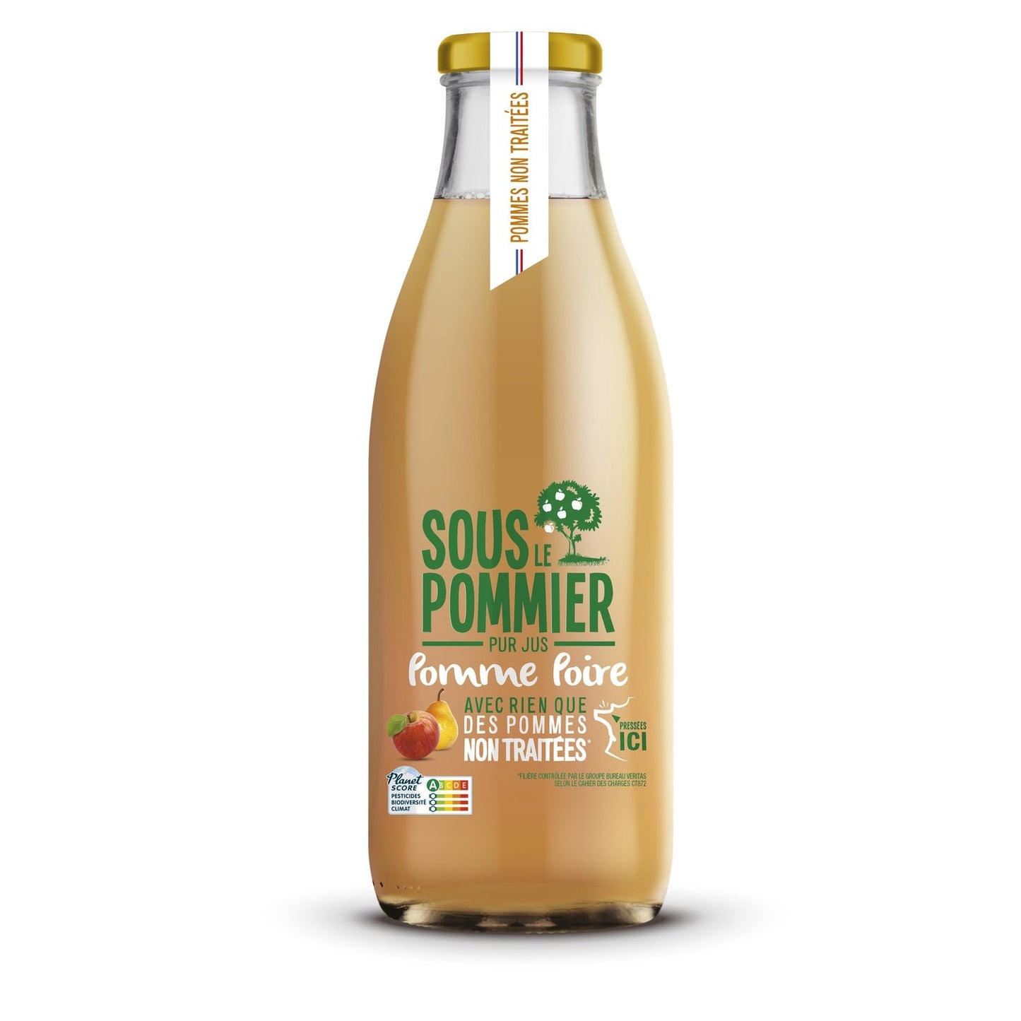 Jus de Fruits Pomme Poire SOUS LE POMMIER la bouteille de 1L