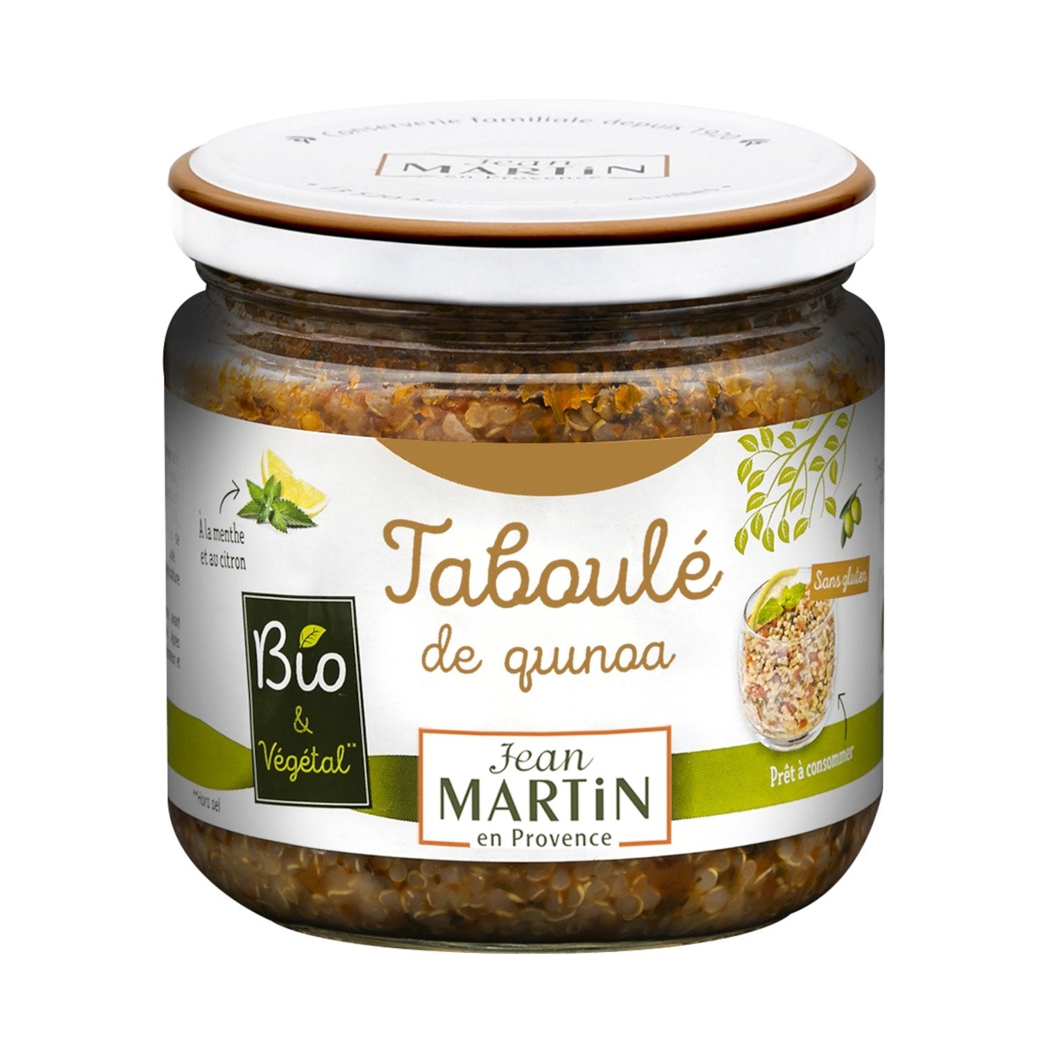 Bio-Taboulé aus Quinoa, Minze und Zitrone, glutenfrei JEAN MARTIN – La Famille à Table!