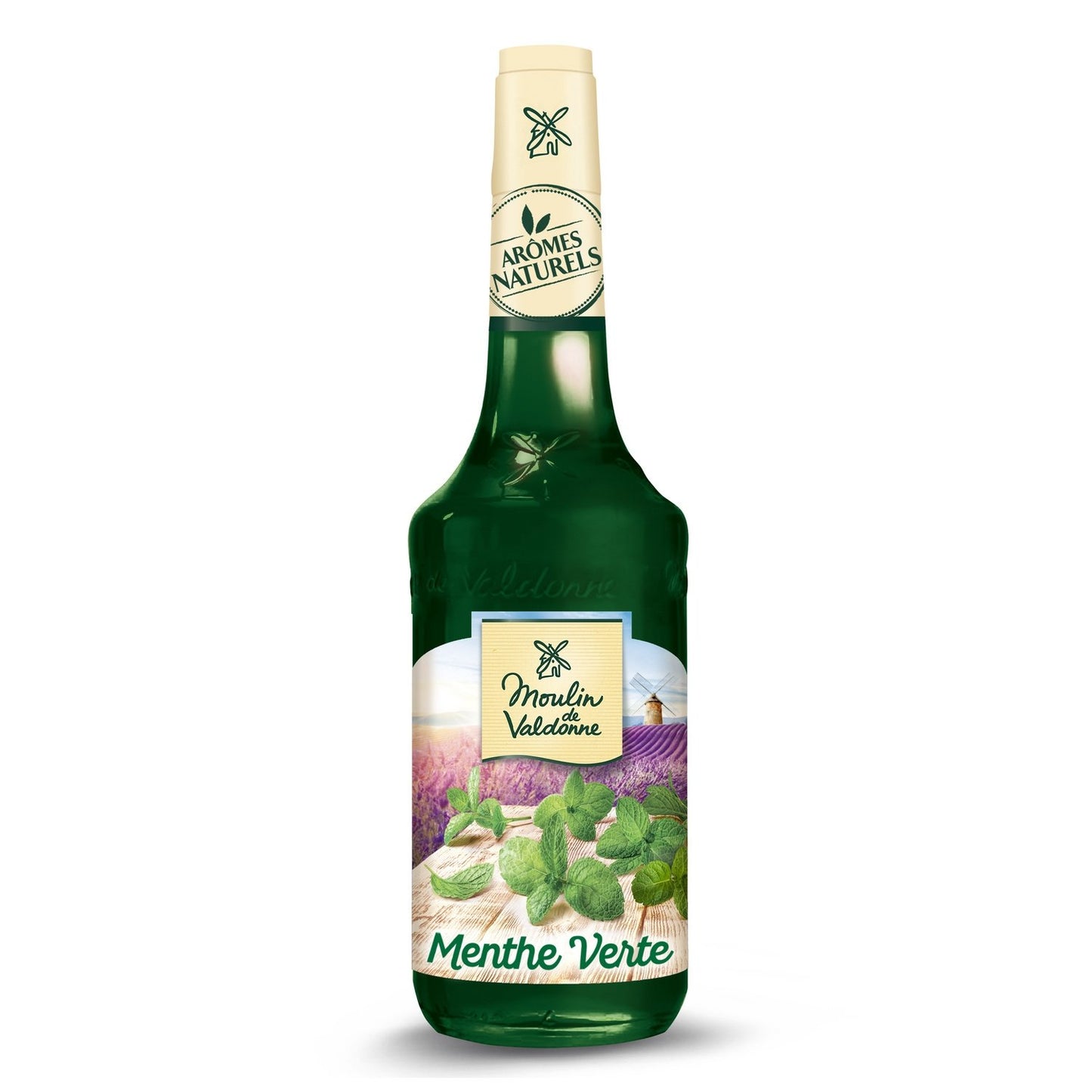 Sirop Menthe Verte MOULIN DE VALDONNE la bouteille de 70cL