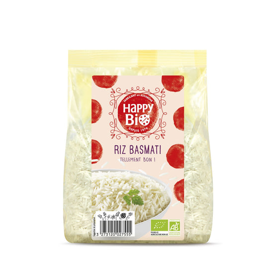 Riz Basmati Blanc Bio HAPPY BIO
