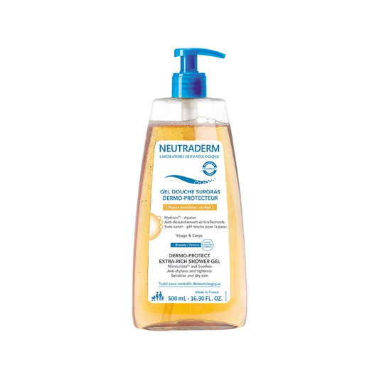 Gel Douche Peaux Sensibles Surgras Dermo-Protection NEUTRADERM