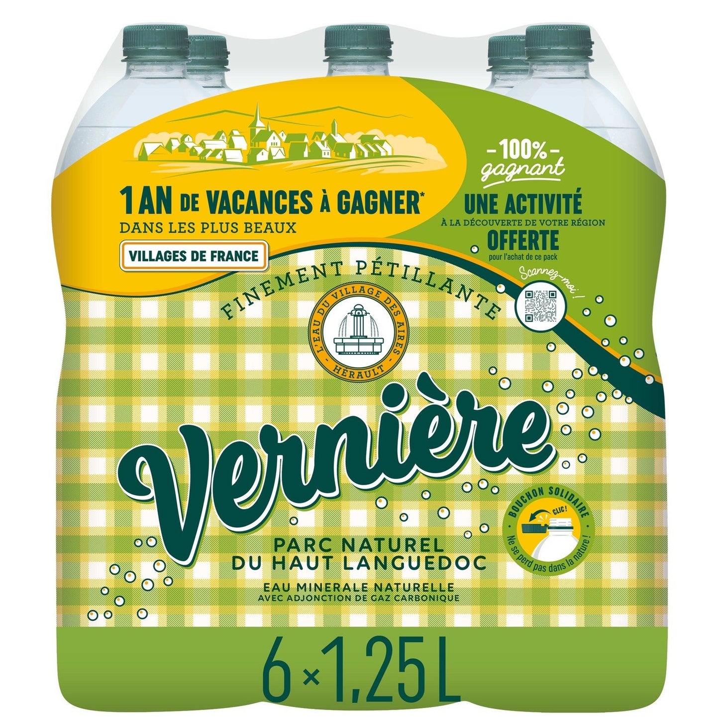 Eau Minérale Naturelle Gazeuse VERNIERE