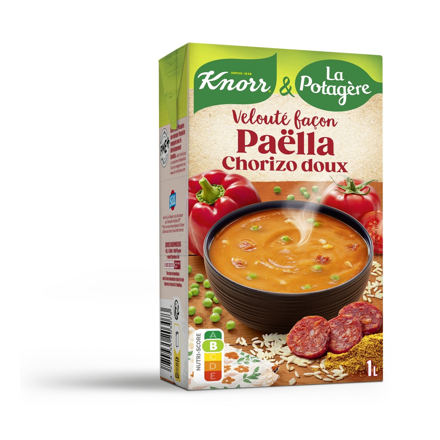 Soupe Velouté Façon Paëlla Chorizo Doux KNORR & LA POTAGERE