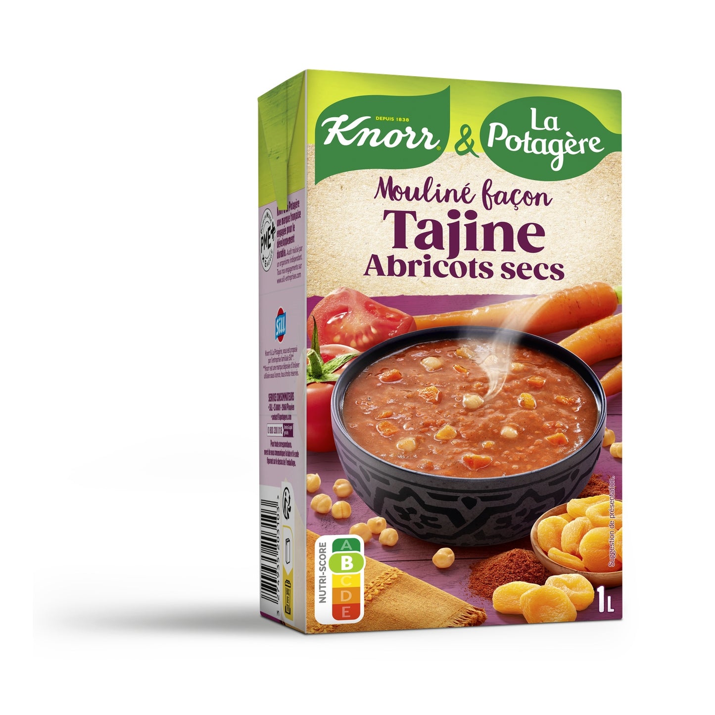 Soupe Mouliné Façon Tajine Abricots Secs KNORR & LA POTAGERE