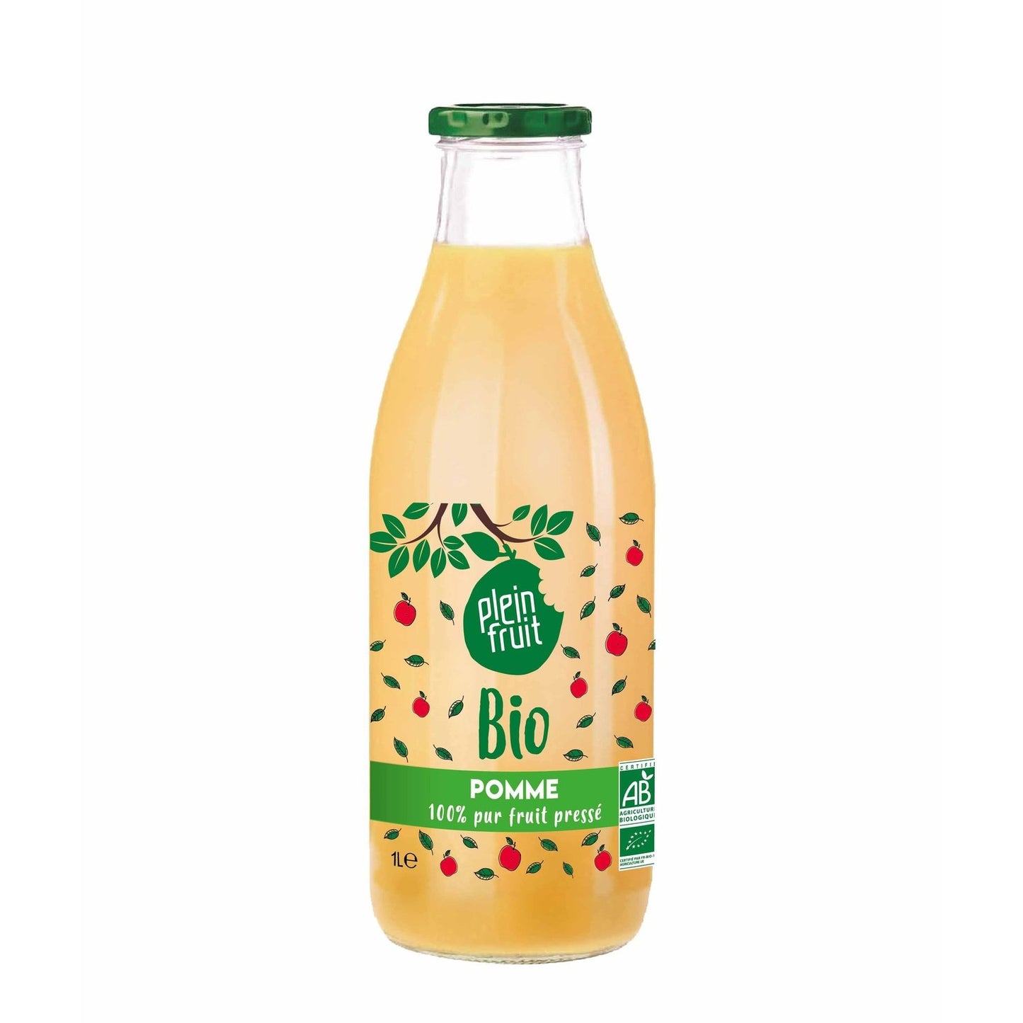 Jus de Pomme Bio 100% Pur Jus PLEIN FRUIT