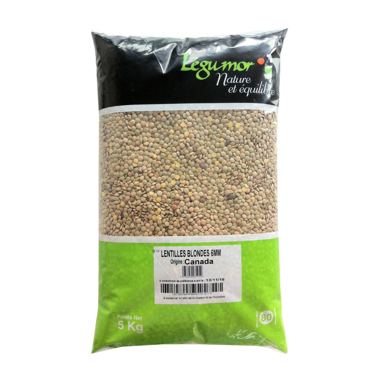 Lentilles Blondes Larges LEGUMOR