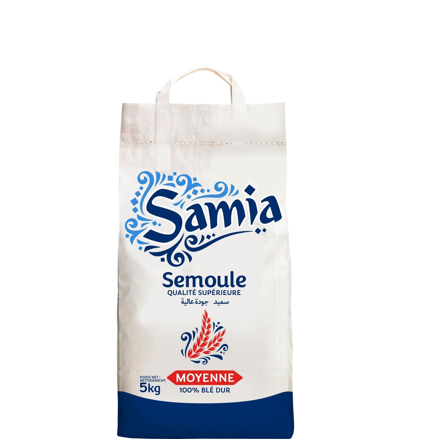 Semoule Moyenne SAMIA le sac de 5 kg