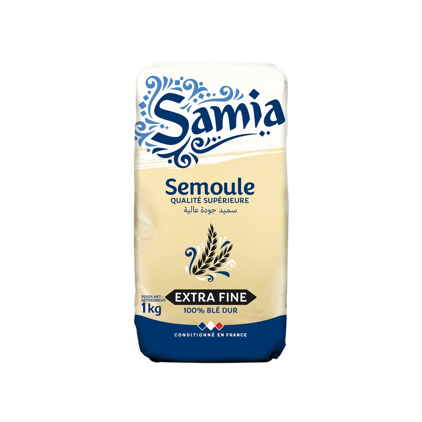 Semoule de Blé Fine SAMIA le paquet de 1Kg