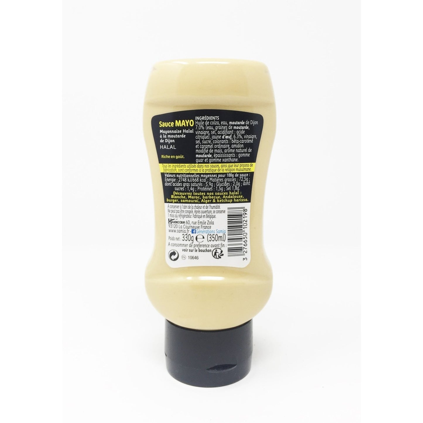 Mayonnaise Halal Moutarde de Dijon SAMIA