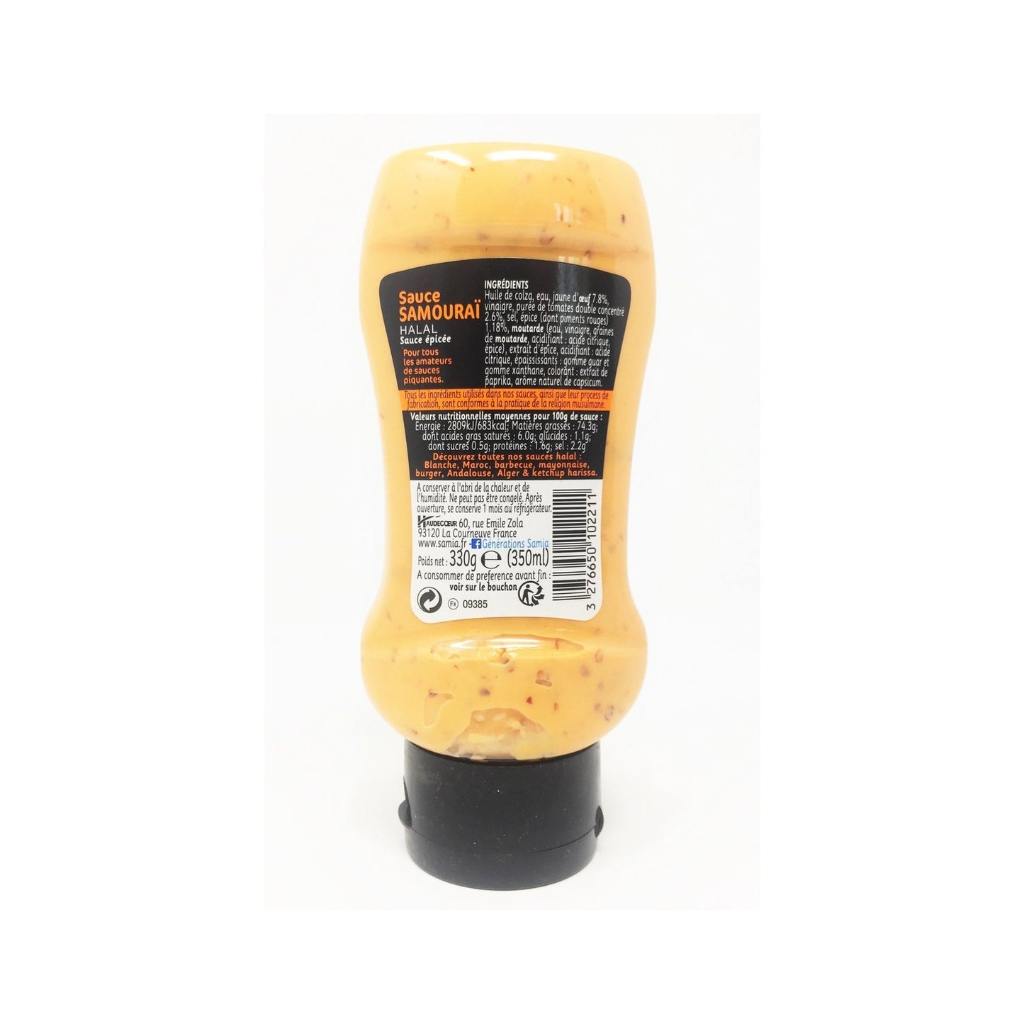 Sauce Halal Samouraï Pimentée SAMIA