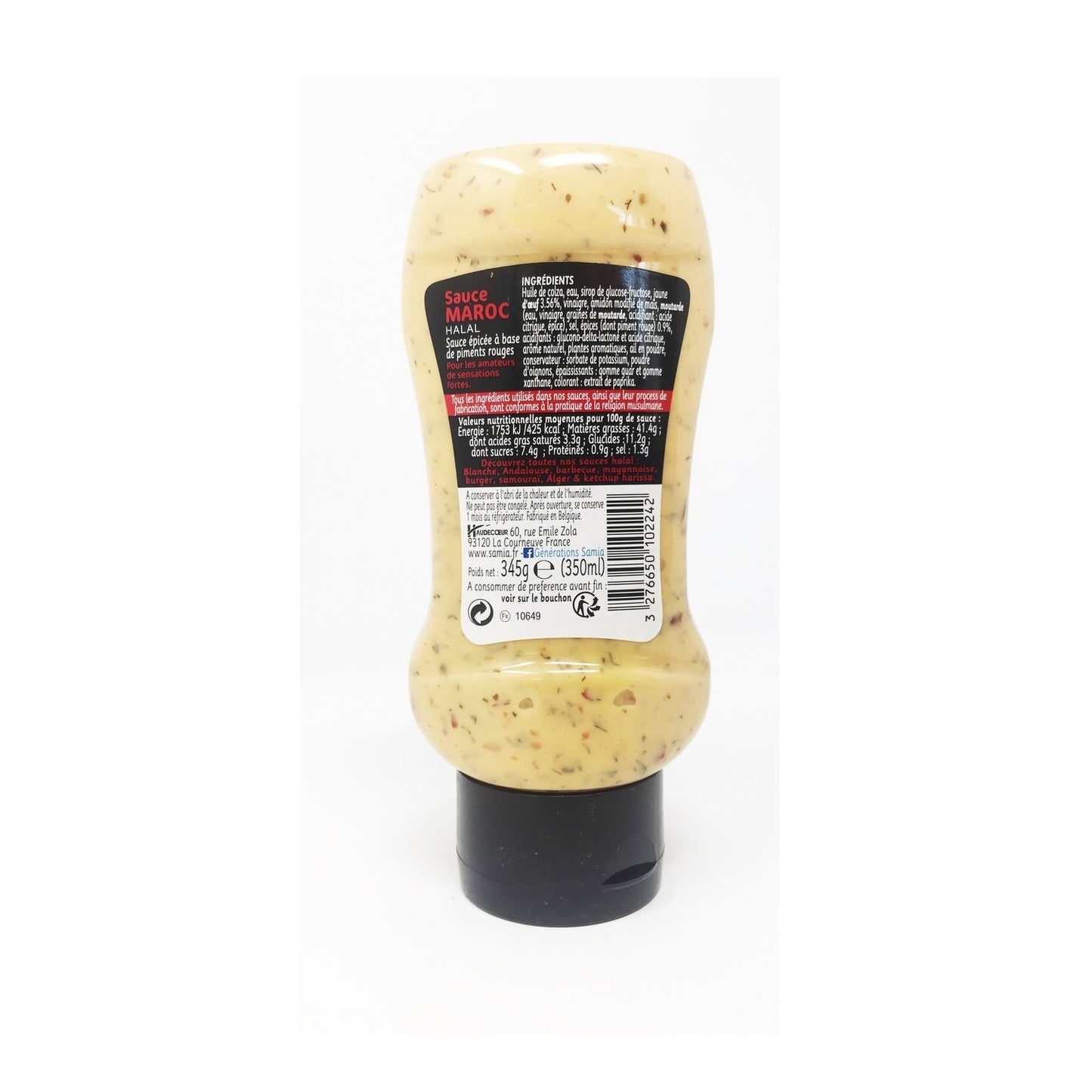Sauce Halal Maroc Épicée SAMIA