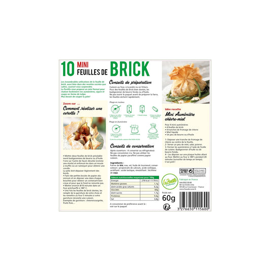 Feuille de Brick LA PASTILLA