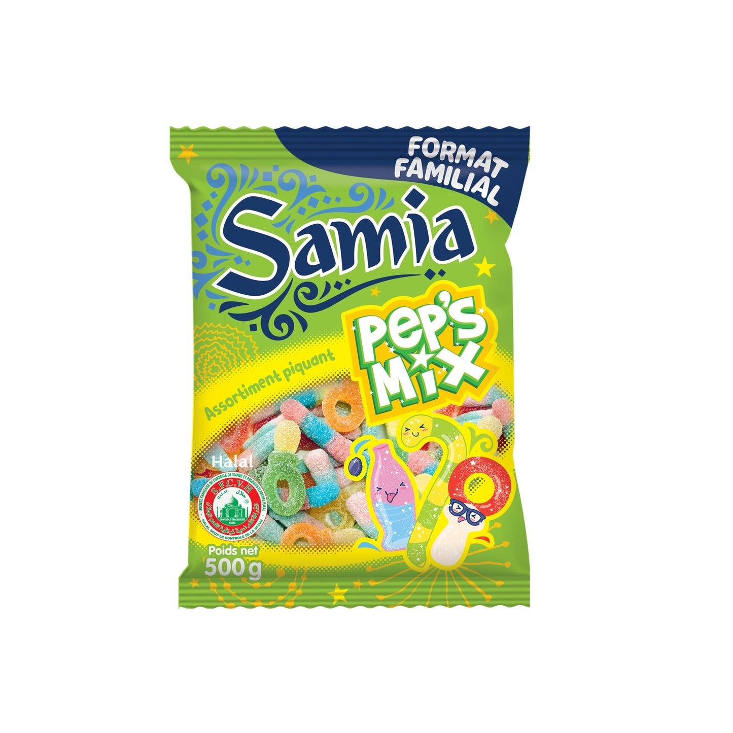 Bonbons Halal Assortiment Piquants SAMIA