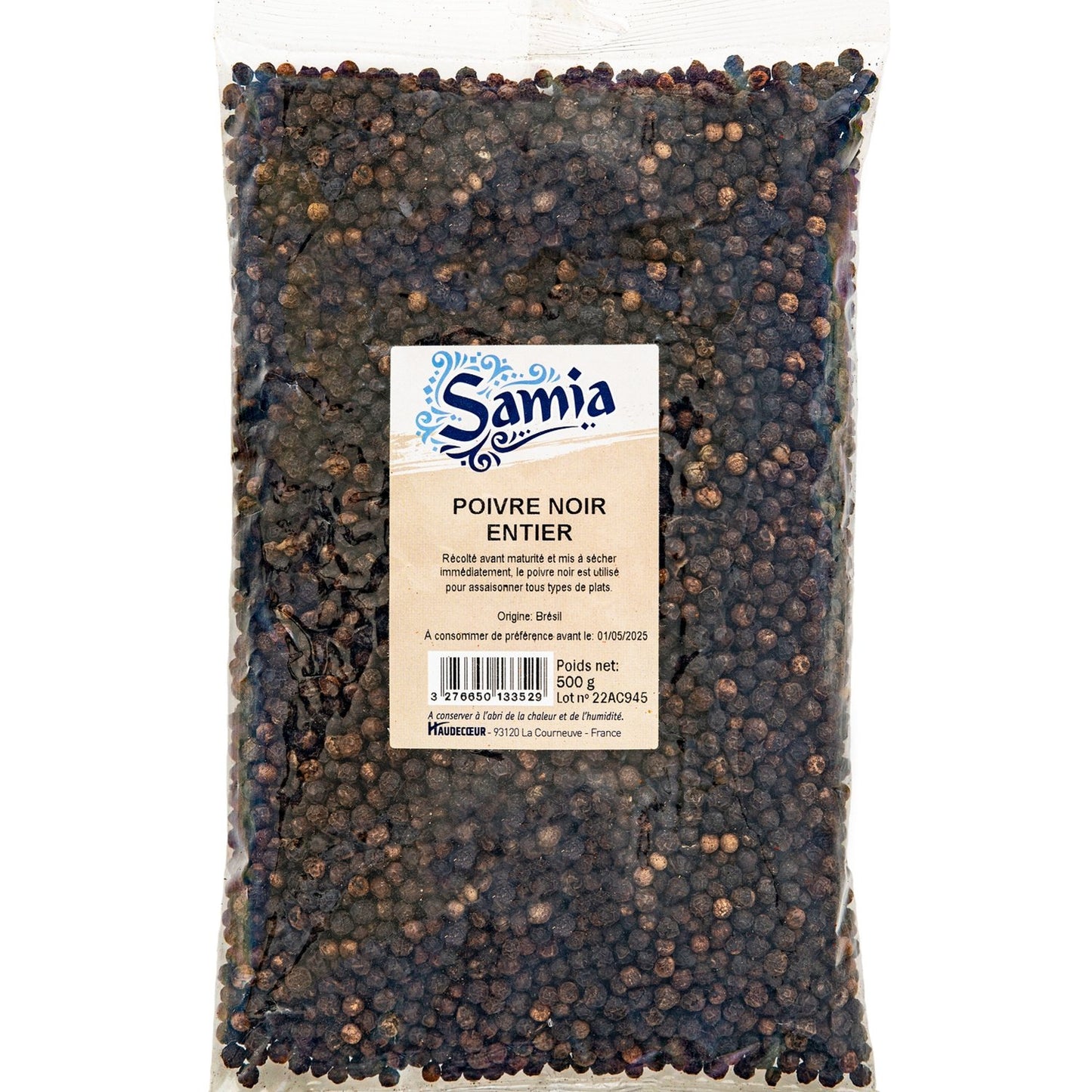 Poivre Noir SAMIA le sachet de 500 g